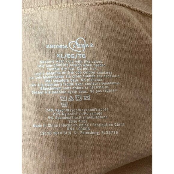 Rhonda Shear Ribbed Knit Panty Set of 3 X LARGE - Picture 3 of 5